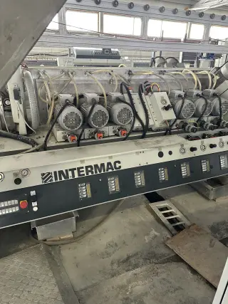Линия с чпу для обработки стекла intermac busetti в хорошем состоянии