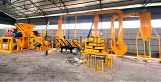 Комплекс для переработки шин в крошку Auto Tire Recycling 1000