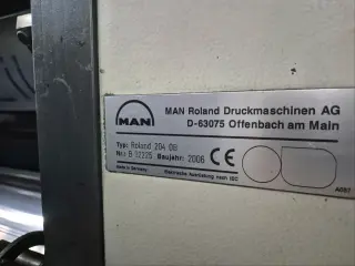 Офсетная печатная машина Man Roland 204, 2006 г.в