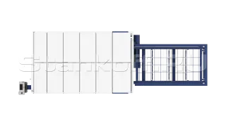 Оптоволоконный лазерный станок высокой мощности HS-G3015T/4000 IPG