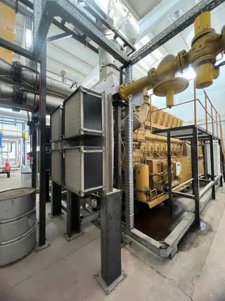 ГПД Caterpillar 4,3 Mвт, с системой когенерации, 2014 года