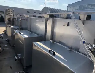 Туннельный пастеризатор для жидких, пастообразных продуктов