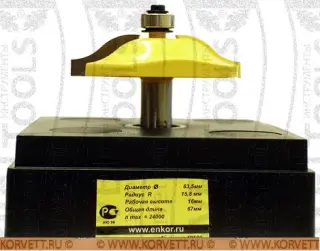 10580. Фреза фигирейная горизонтальная D63.5х16,Х12