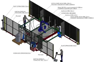 Роботизированная сварочная станция YASKAWA MOTOMAN AR 2010