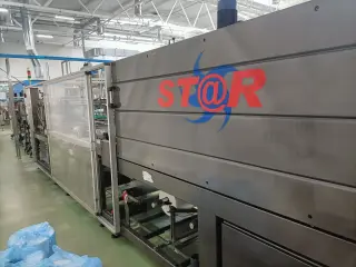 Комплектная линия розлива газ. и негаз. воды 6000 бут/час в ПЭТ 1,5л, 8000 бут/час 075л