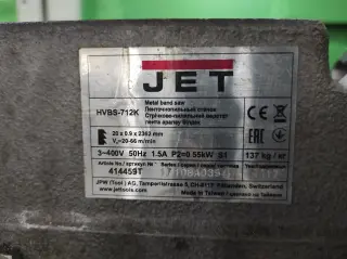 Лeнтoчно-пильный станок по металлуJET HVBC-712К