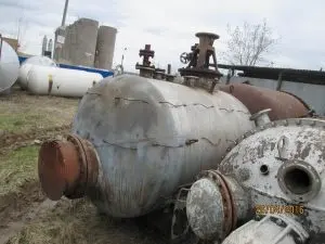 Емкость нержавеющая,объем — 3,2 куб.м.,горизонтальная