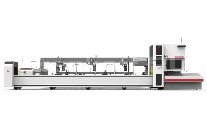 Оптоволоконный лазерный труборез с автоматической загрузкой труб FLT6020M3/2000 Raycus