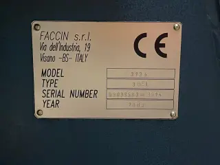 Вальц 3 х валковый FACCIN - 3HEL3134