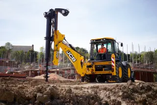 Буровая мачта на экскаватор для JCB 4cx типа tescar, geax, lodrill
