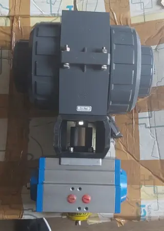 Praher. Шаровый кран 2W S4 метрический d 75