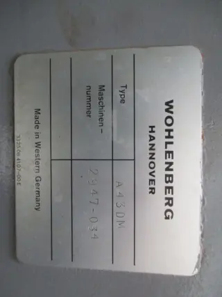 3 ножева різальна машина Wolenberg