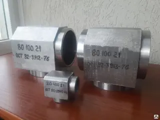 Тройник стальной для трубопровода ОСТ 95.53-98