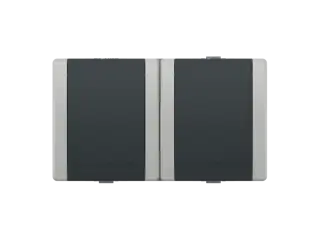 Розетка электрическая двухместная CADUCEUS ALING POWER для открытой проводки, без шторок, с крышкой, 16А, 250В~