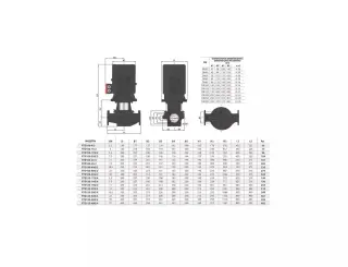 Вертикальный центробежный насос Fancy FTD100-52G/2