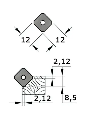80360031-47.Нож твердосплавный 12x12x1.5 с фасками для 32-455962