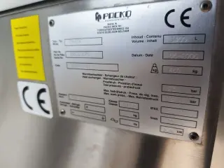 мобильный модуль для приемки и охлаждения молока на базе танка Packo OM/DX объемом 3400 литров