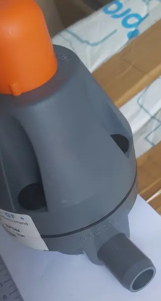 Клапан поддержания давления +GF+, PVC/EPDM, ТИП V 186, DN15)