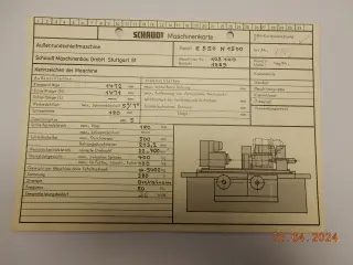 Круглошлифовальный станок Schaudt - E550 N1500