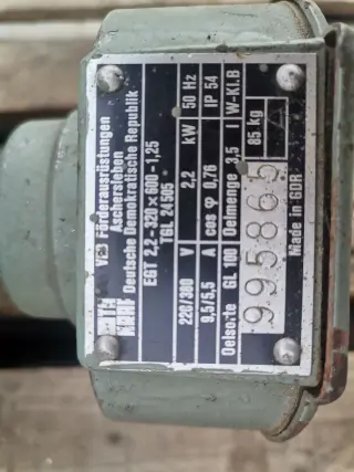 Мотор барабан МБ500/220-0,8-1,1квт