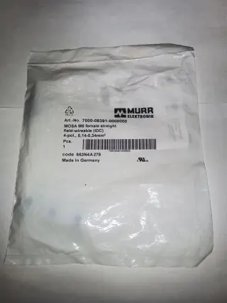 Разъём М8 разборный 7000-08391-0000000 Murr Elektronik