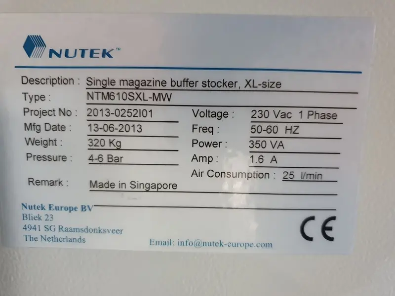 Отбраковщик Panasonic Nutek NTM