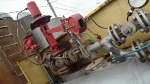 Трубчатый теплообменник (пастеризационная установка), двух секционный