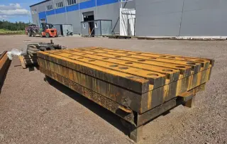Плита монтажная сварочная чугунная 3000х1500х300мм с Т-образными пазами