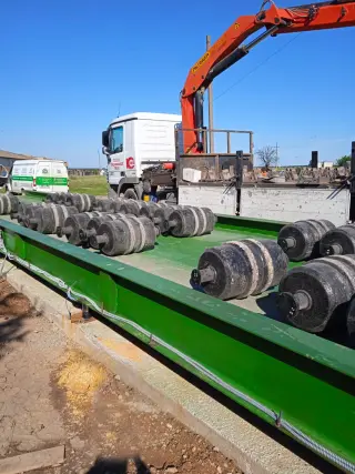 Автомобильные весы «АСП» 120 тонн 24 метра на поверхности