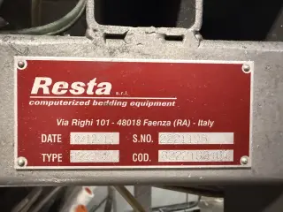 Бурлетная машина RESTA