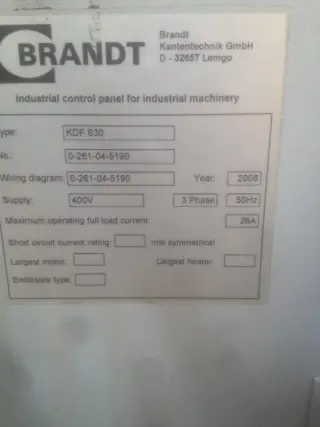 Кромкооблицовочный станок Brandt KDF630