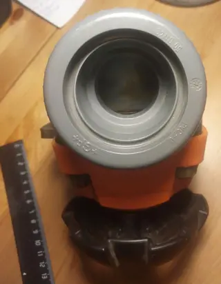 Клапан мембранный диафрагменный тип 314 d50 DN40 1 1/2 PN10 PVC-U