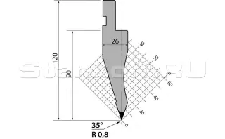 Пуансон P.120.35.R08.795s