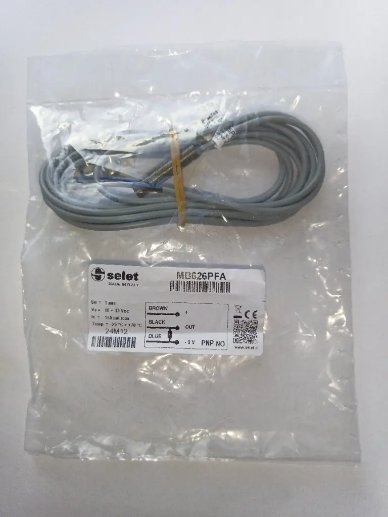 Индуктивный датчик MB626PFA Selet диаметр М6 мм с резьбой