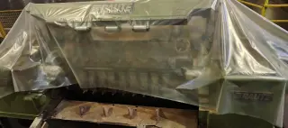 Линия лущения шпона Raute