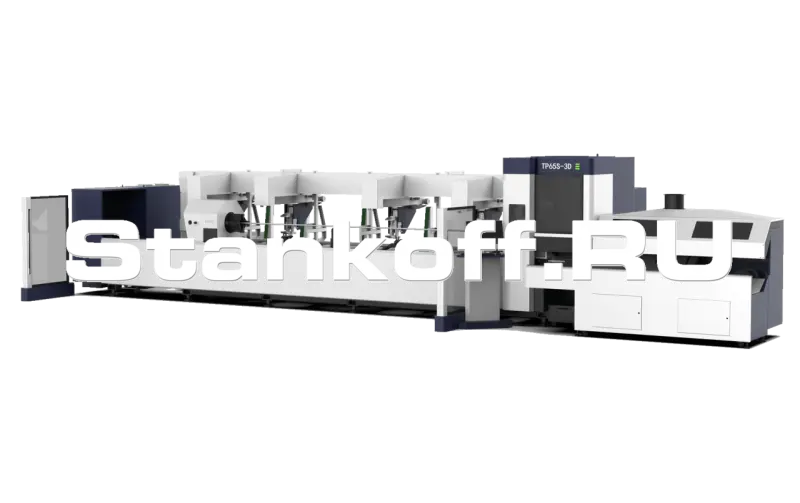 Пятиосевой оптоволоконный лазерный труборез HS-TP65S/3000 IPG
