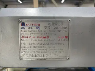 Maketech Glass Washing Machine MQX-1600