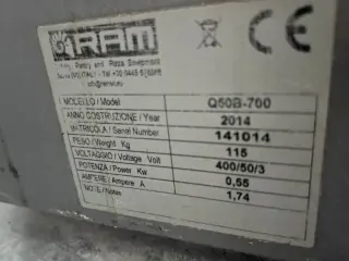 Тестораскаточная машина RAM Q50B-700