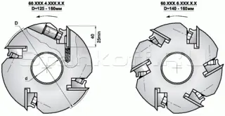 Фреза фуговальная Иберус F60.200.Z.125.0.0