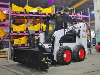 Снегоротор для мини-погрузчика Bobcat, Takeuchi, SANY и других