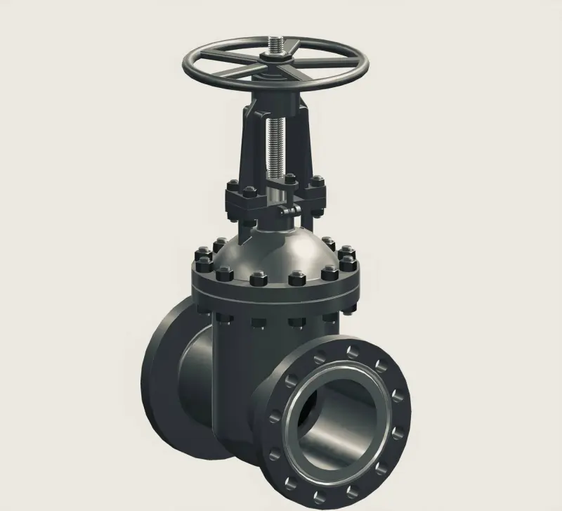 Задвижка клиновая DN 150 PN 8.0 МПа по OTT-23.060.30-КТН-135-16 с изм. 1