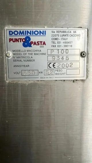 Экструдер dominioni punto pasta модель Р-100