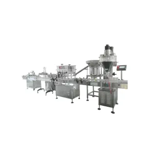 Линия для фасовки порошковой продукции в банки (с укупоркой) YF-FG