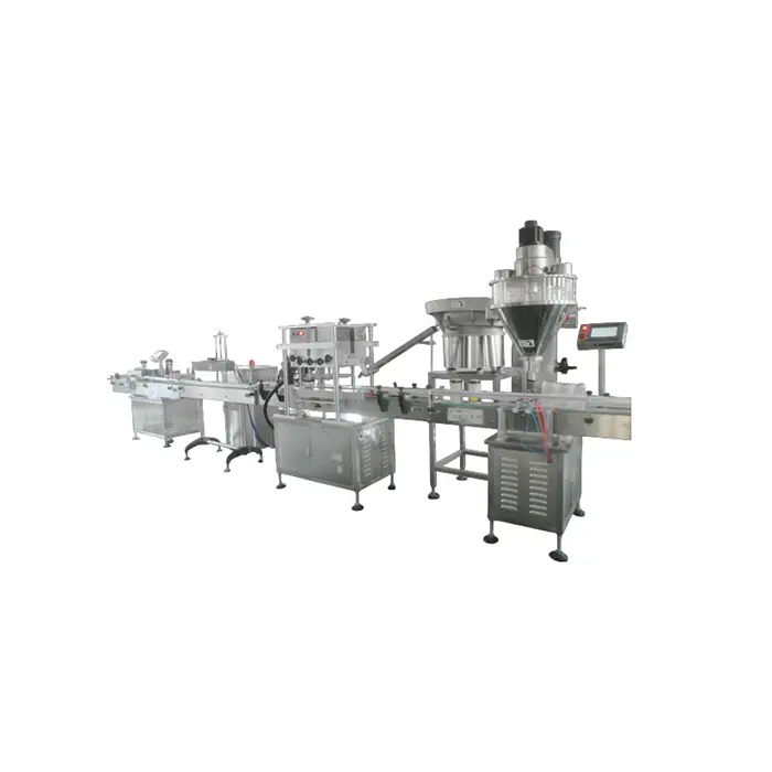 Линия для фасовки порошковой продукции в банки (с укупоркой) YF-FG