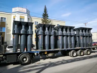Циклоны батарейные БЦ-512 производительностью 44 460–400 320 м³/ч