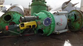 Реактор эмалированный, объем 2,71 куб.м.