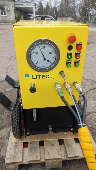Домкрат для преднапряжения арматуры, каната, проволоки 180kN