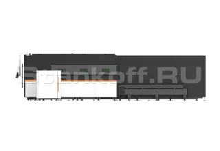 Оптоволоконный лазер в кабине для листов и труб XTC-1530GT/3000 Raycus