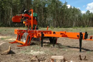 Пилорама ленточнопильная горизонтальная Wood-Mizer LT40 (дизель)