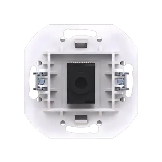 Розетка скрытой установки CADUCEUS ALING PRESTIGE компьютерная с модулем Keystone RJ45 8P8C, cat.6A, UTP, механизм